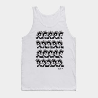 Punk Mob in Black by Blackout Design Tank Top